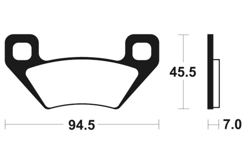 TECNI BRAKE PADS MO322 SINTER METAL