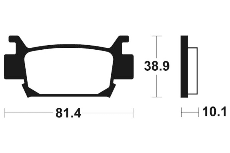 TECNI BRAKE PADS MO329 SINTER METAL