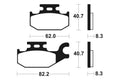 TECNI BRAKE PADS MO335 SINTER METAL