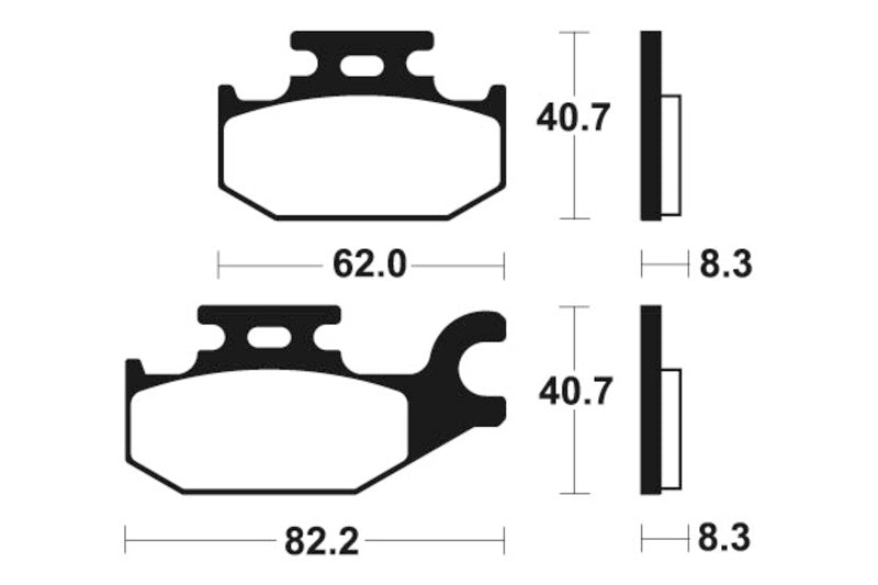 TECNI BRAKE PADS MO335 SINTER METAL