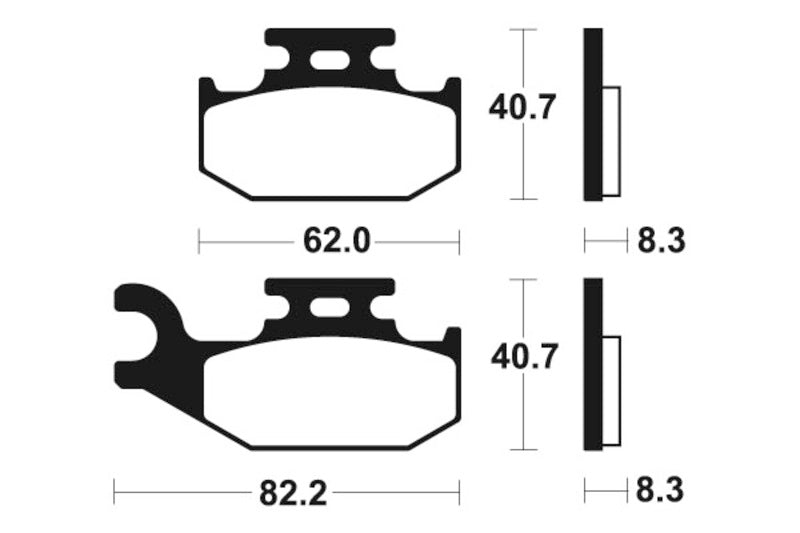 TECNI BRAKE PADS MO336 SINTER METAL