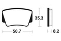 TECNI BRAKE PADS MO367 SINTER METAL