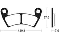 TECNI BRAKE PADS MO397 SINTER METAL