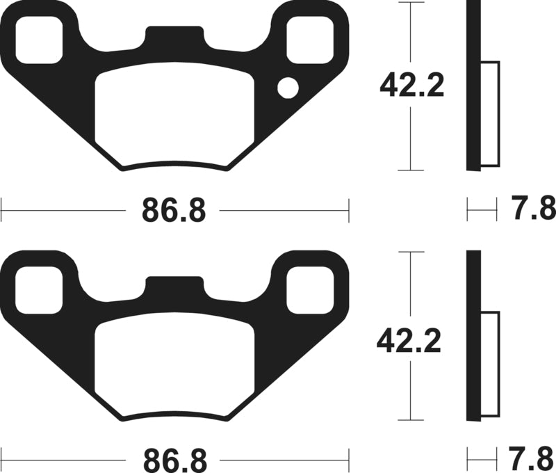 TECNI BRAKE PADS MO405 SINTER METAL