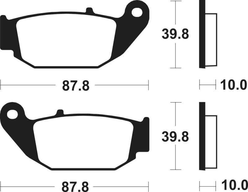 TECNI BRAKE PADS MO415 SINTER METAL