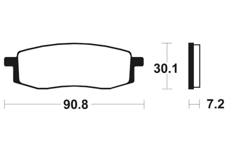 TECNI BRAKE PADS MO80 SINTER METAL