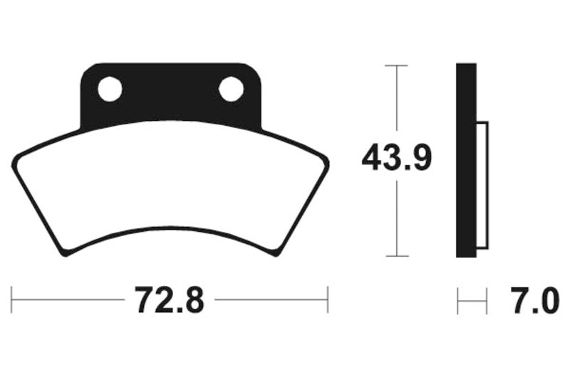 TECNI BRAKE PADS MOA217 SINTER METAL