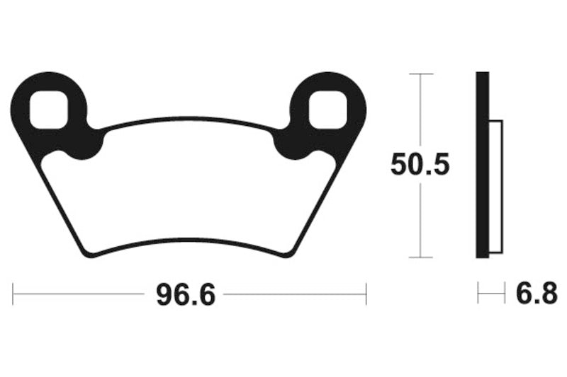 TECNI BRAKE PADS MOA300 SINTER METAL