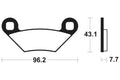 TECNI BRAKE PADS MOA399 SINTER METAL