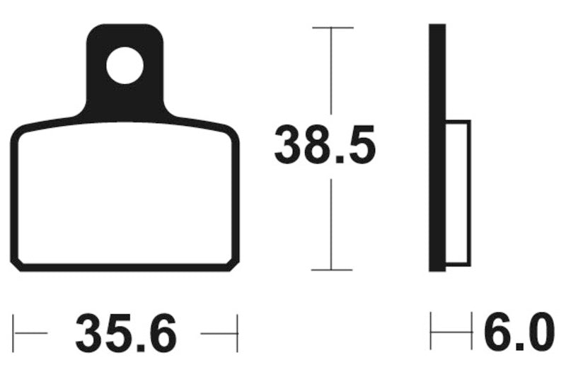 TECNI BRAKE PADS MOR303 SINTER METAL