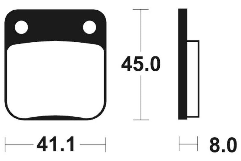 TECNI BRAKE PADS MOR36 SINTER METAL
