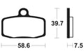 TECNI BRAKE PADS MOR385 SINTER METAL