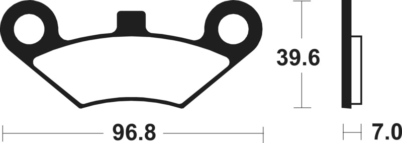 TECNI BRAKE PADS MOR414 SINTER METAL