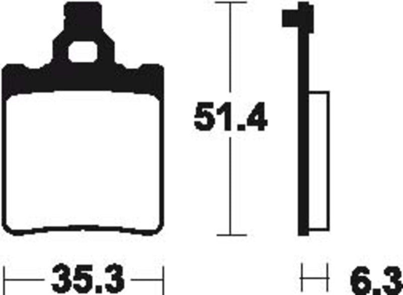 TECNI BRAKE PADS MOR74 SINTER METAL