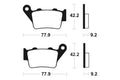 TECNI BRAKE PADS MR175 SINTER METAL