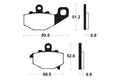 TECNI BRAKE PADS MR187 SINTER METAL