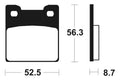 TECNI BRAKE PADS MR201 SINTER METAL