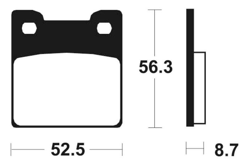 TECNI BRAKE PADS MR201 SINTER METAL
