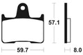 TECNI BRAKE PADS MR215 SINTER METAL