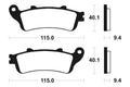 TECNI BRAKE PADS MR222 SINTER METAL