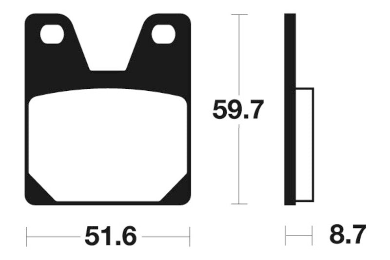 TECNI BRAKE PADS MR233 SINTER METAL