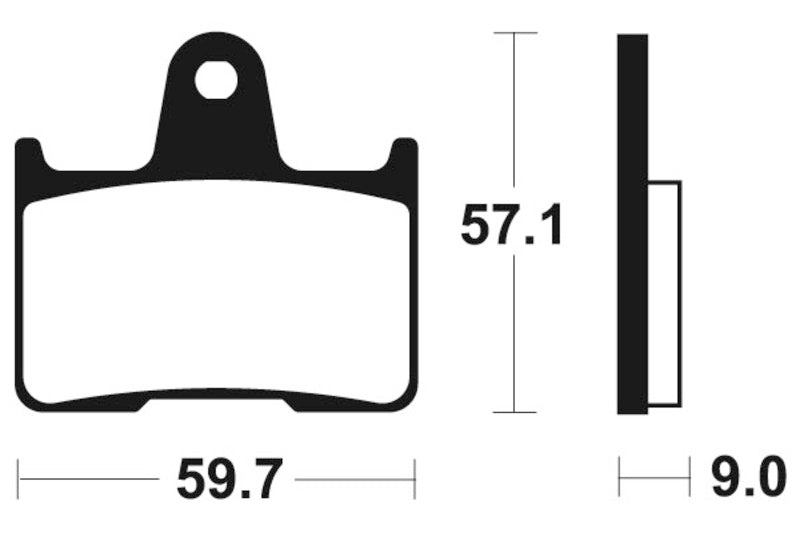 TECNI BRAKE PADS MR265 SINTER METAL