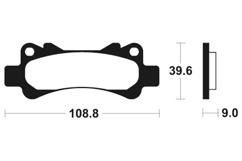 TECNI BRAKE PADS MR266 SINTER METAL