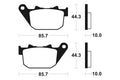 TECNI BRAKE PADS MR308 SINTER METAL