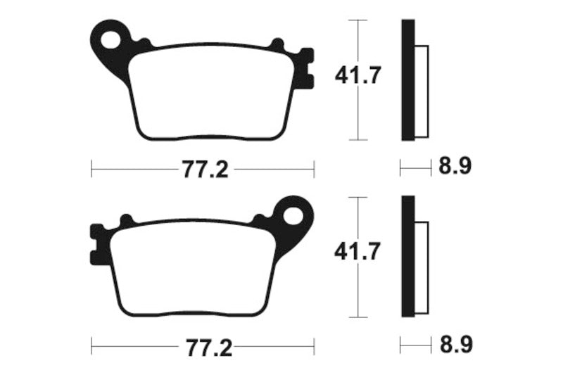 TECNI BRAKE PADS MR334 SINTER METAL