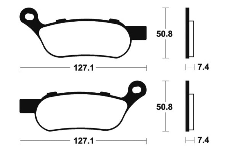 TECNI BRAKE PADS MR354 SINTER METAL