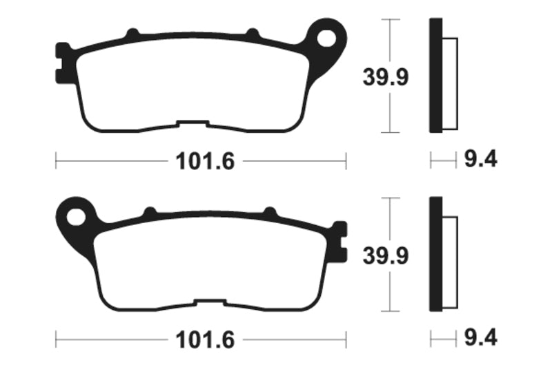 TECNI BRAKE PADS MR392 SINTER METAL