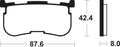 TECNI BRAKE PADS MR423 SINTER METAL