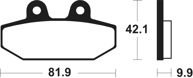 TECNI BRAKE PADS MR449 SINTER METAL