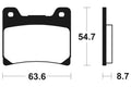 TECNI BRAKE PADS MR55 SINTER METAL