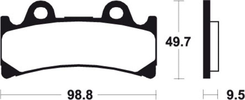 TECNI BRAKE PADS MRR183 SINTER METAL