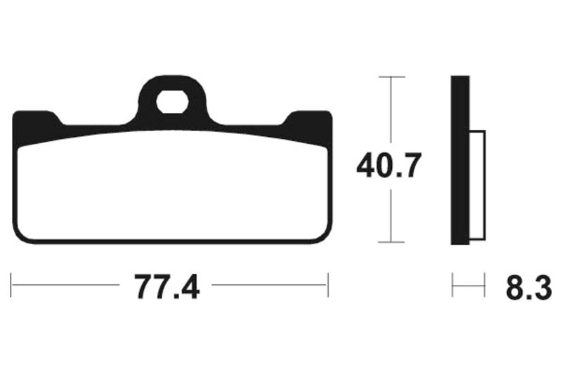 TECNI BRAKE PADS MSR195 SINTER METAL