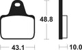 TECNI BRAKE PADS MSR305 SINTER METAL