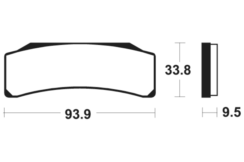 TECNI BRAKE PADS MSR389 SINTER METAL