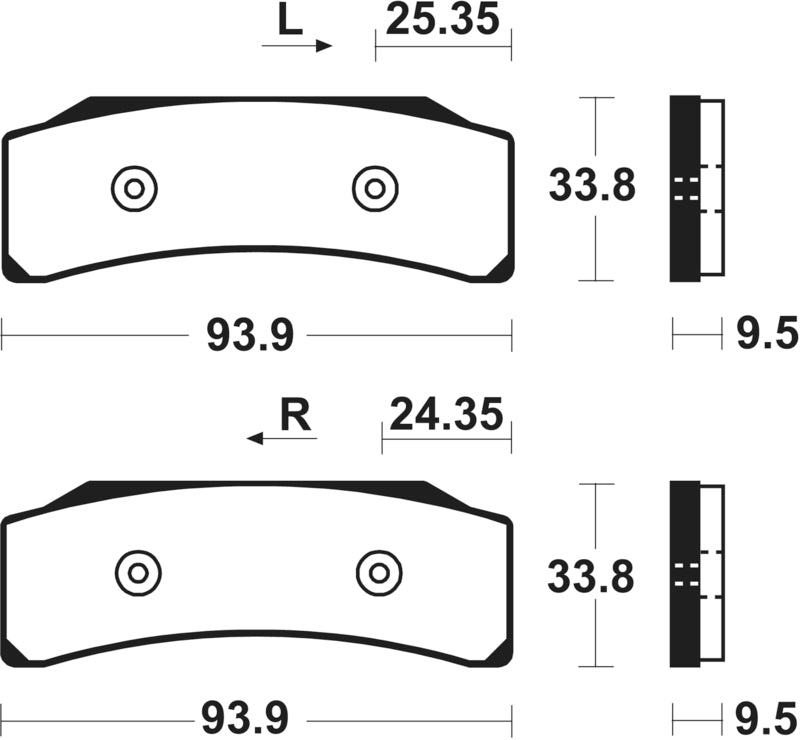 TECNI BRAKE PADS MSR409 SINTER METAL