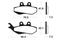 TECNI BRAKE PADS MSS189 SINTER METAL
