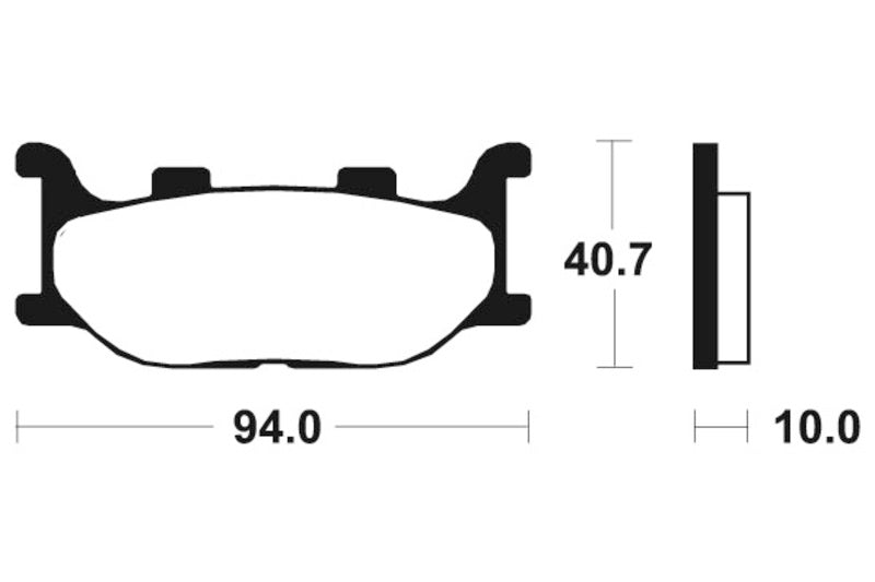 TECNI BRAKE PADS MSS191 SINTER METAL