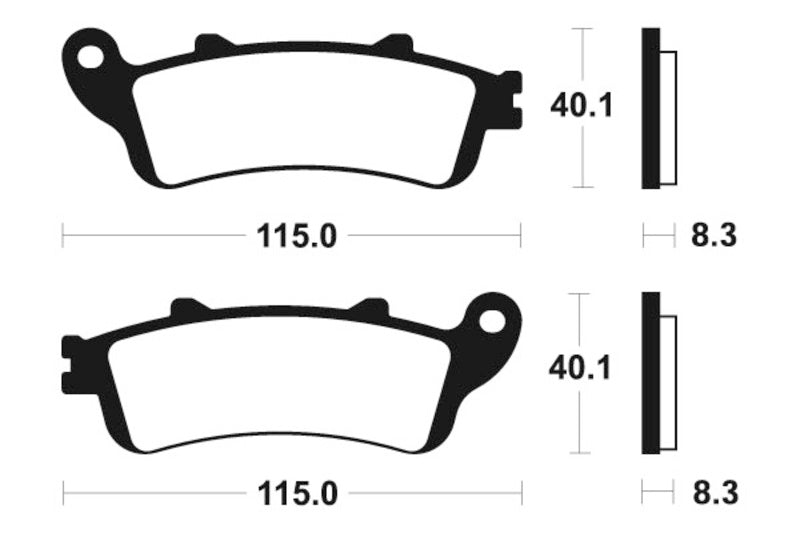 TECNI BRAKE PADS MSS235 SINTER METAL