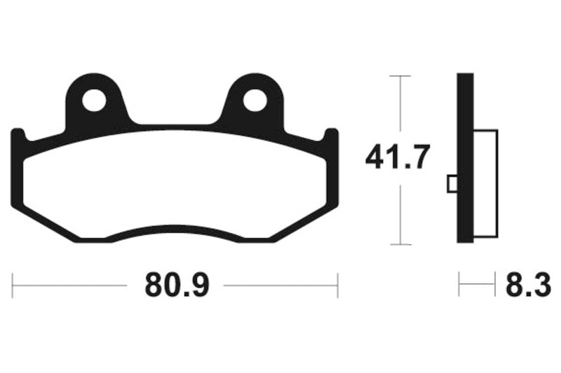 TECNI BRAKE PADS MSS281 SINTER METAL