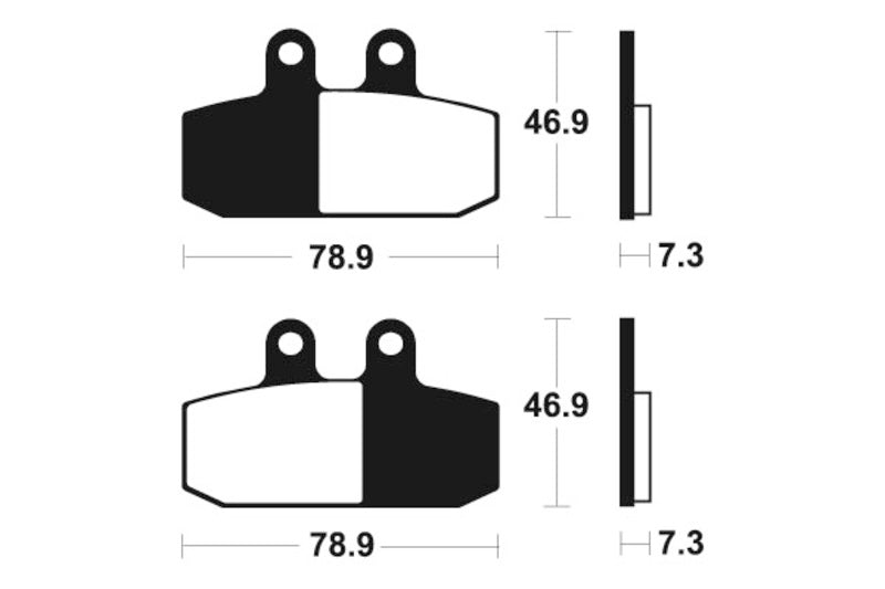 TECNI BRAKE PADS MSS293 SINTER METAL