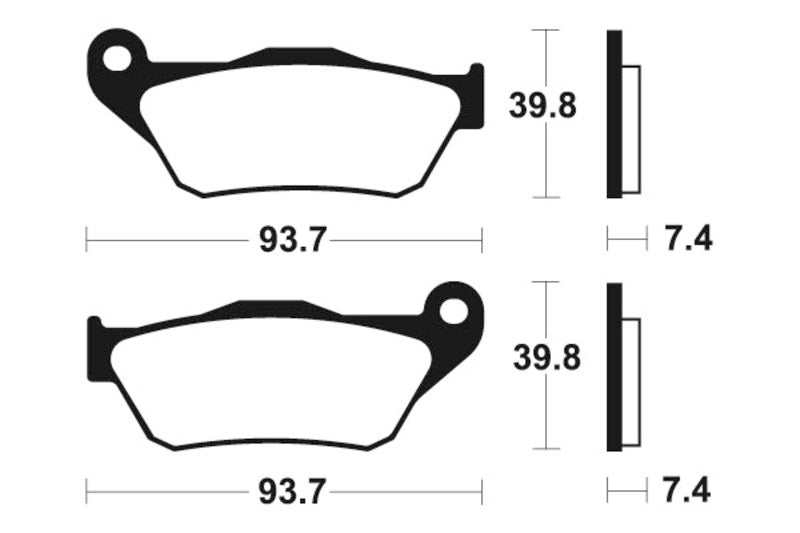 TECNI BRAKE PADS MSS337 SINTER METAL