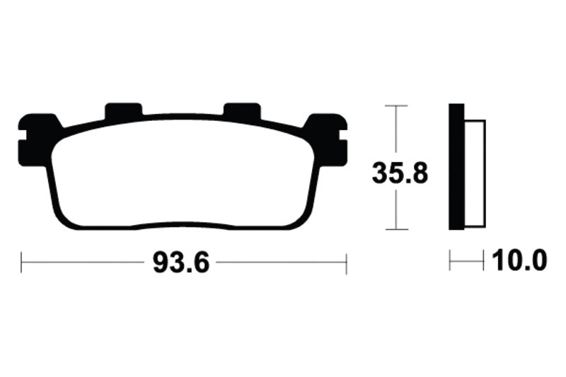 TECNI BRAKE PADS MSS363 SINTER METAL