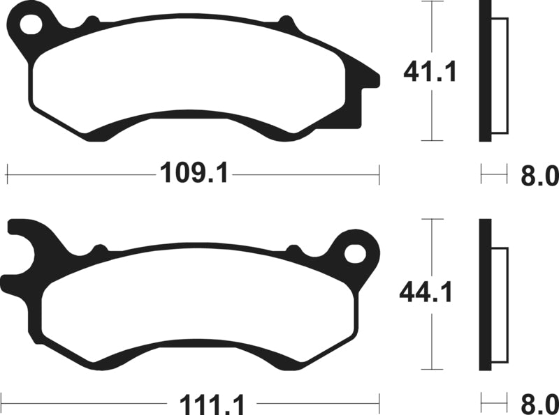 TECNI BRAKE PADS MSS373 SINTER METAL