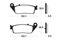 TECNI BRAKE PADS MSS383 SINTER METAL