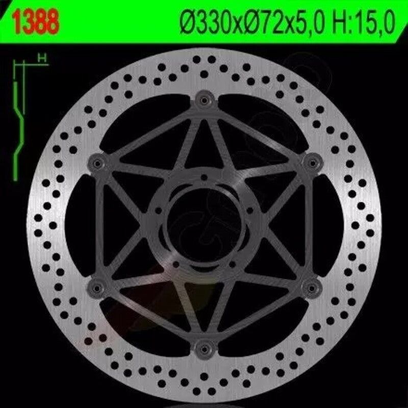 NG BRAKE DISC ROUND 1388