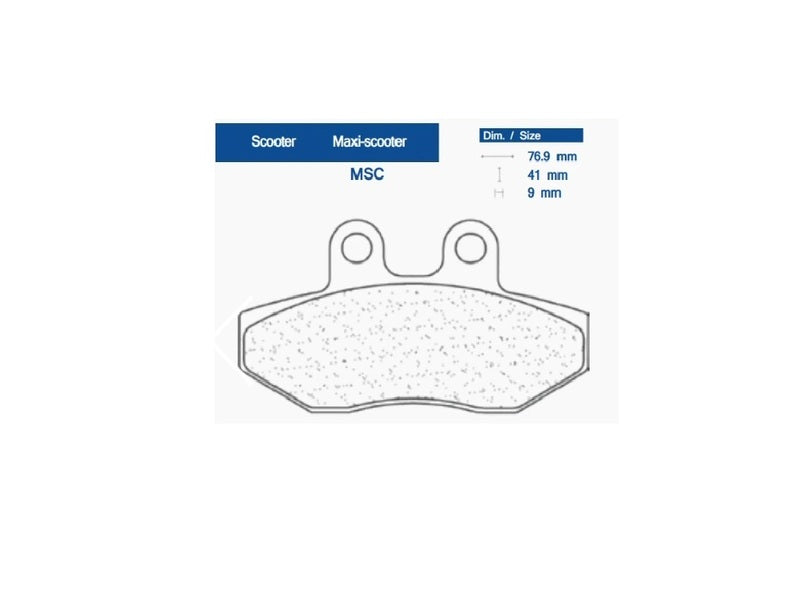 CLBRA BRAKE PADS 3077MSC SINTER METAL